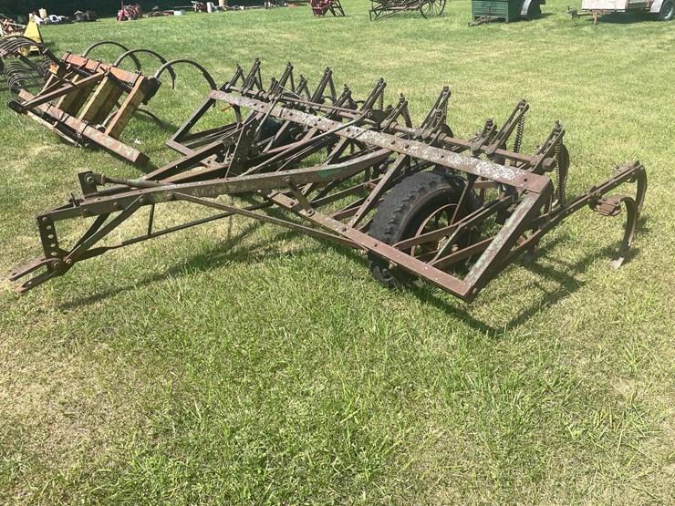 #1634-•-vintage-spring-tooth-plow-image-6