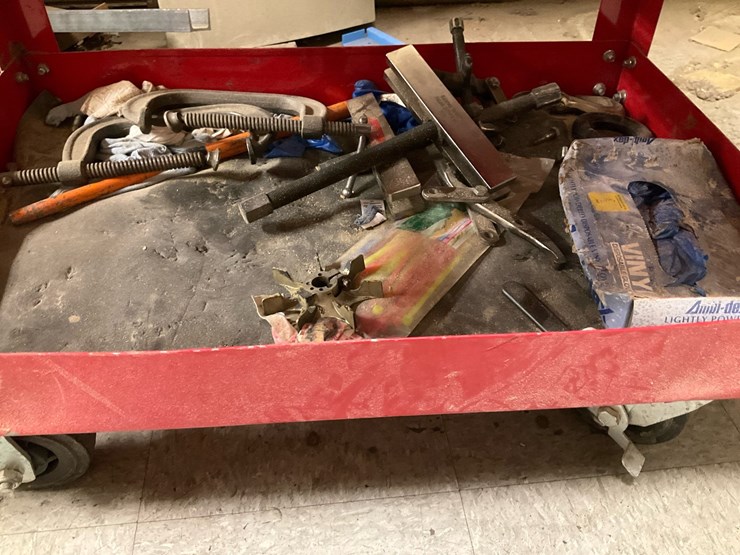 #111-•-us-general-pro-5-drawer-rolling-service-cart-&-assorted-mechanics-hand-tools-image-14