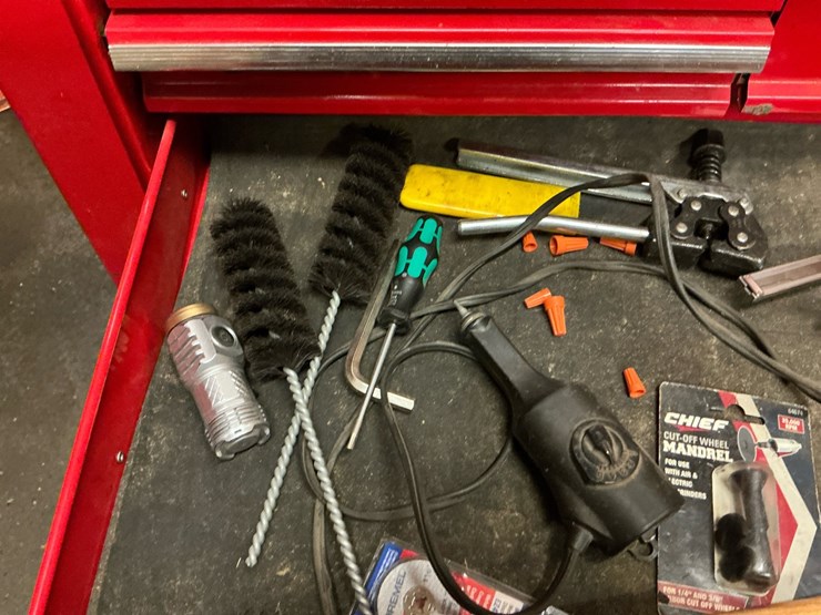 #108-•-us-general-pro-5-drawer-rolling-tool-cart-&-assorted-shop-tools-image-12