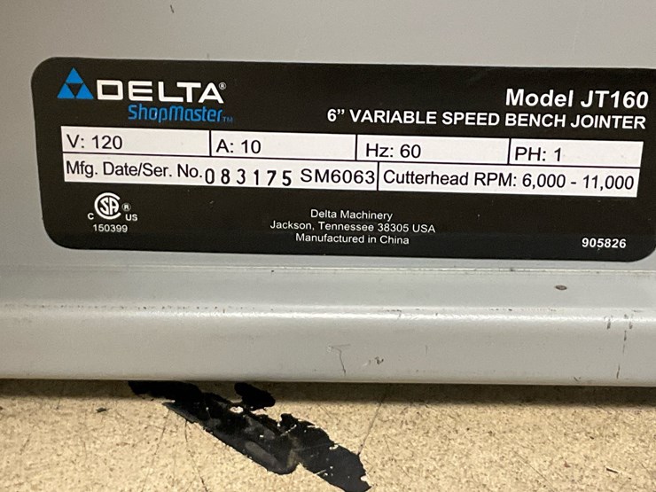 #116-•-delta-shopmaster-jt160-6"-variable-speed-bench-jointer-image-3