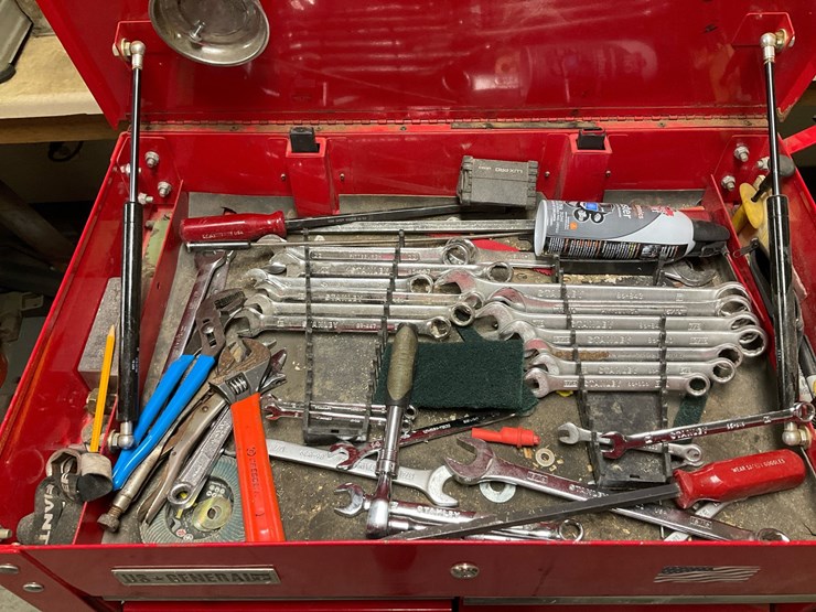 #111-•-us-general-pro-5-drawer-rolling-service-cart-&-assorted-mechanics-hand-tools-image-4