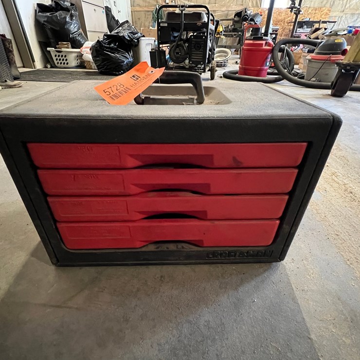 #5728 • Portable Craftsman Tool box with Contents