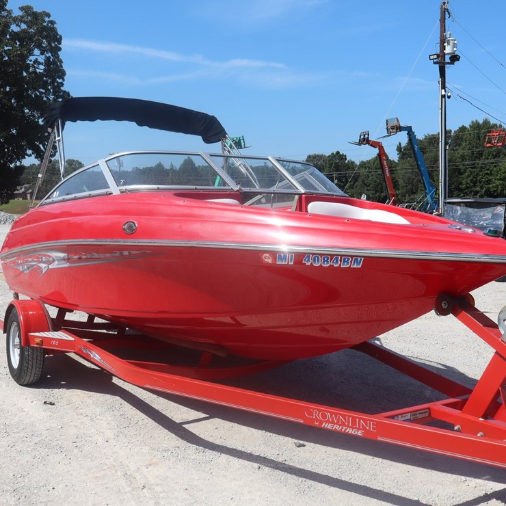 #423 • 2008 CROWNLINE BOAT & TRAILER
