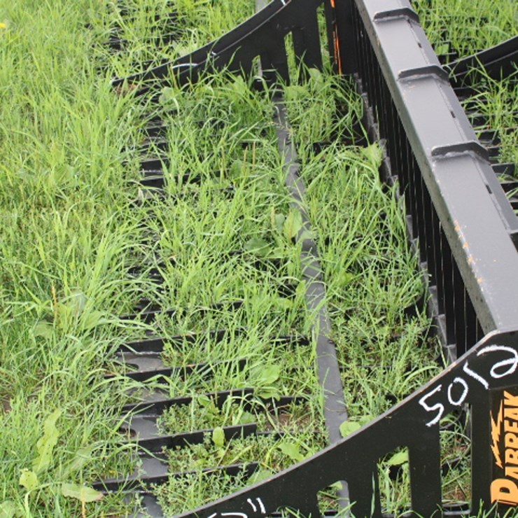 #5012 • 63'' skid steer rock bucket