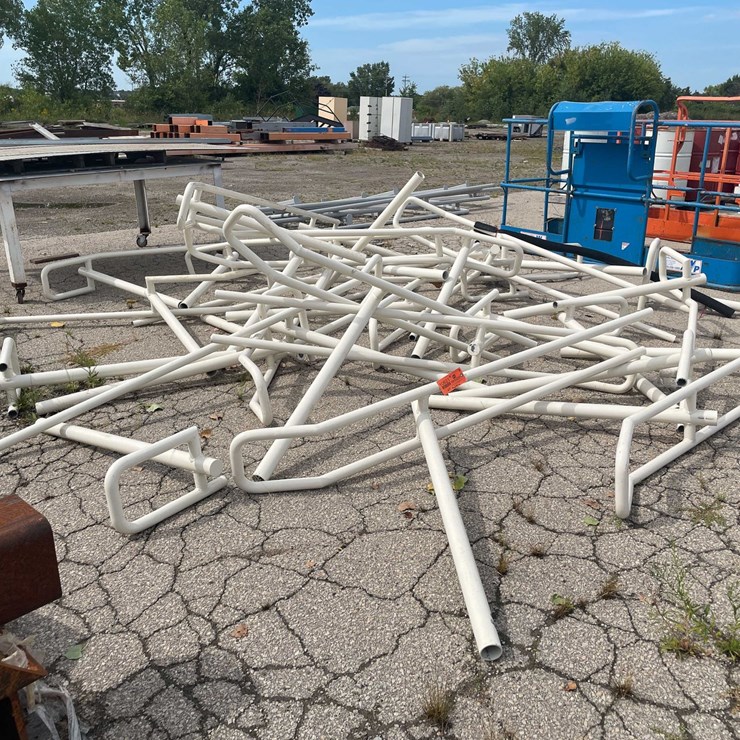 #10621 • Pile of Aluminum Railings