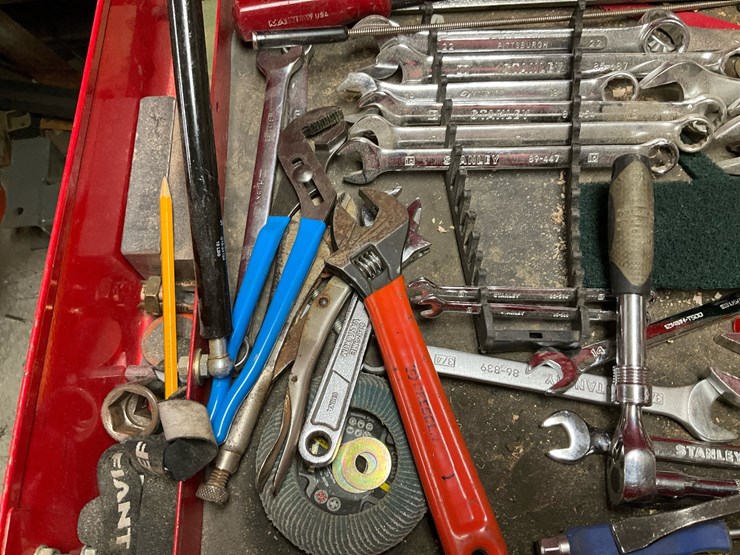 #111-•-us-general-pro-5-drawer-rolling-service-cart-&-assorted-mechanics-hand-tools-image-6