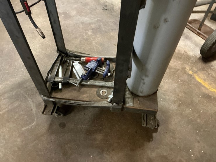 #119-•-lincoln-electric-power-mig-180-dual-welder-with-cart-&-accessories-image-13
