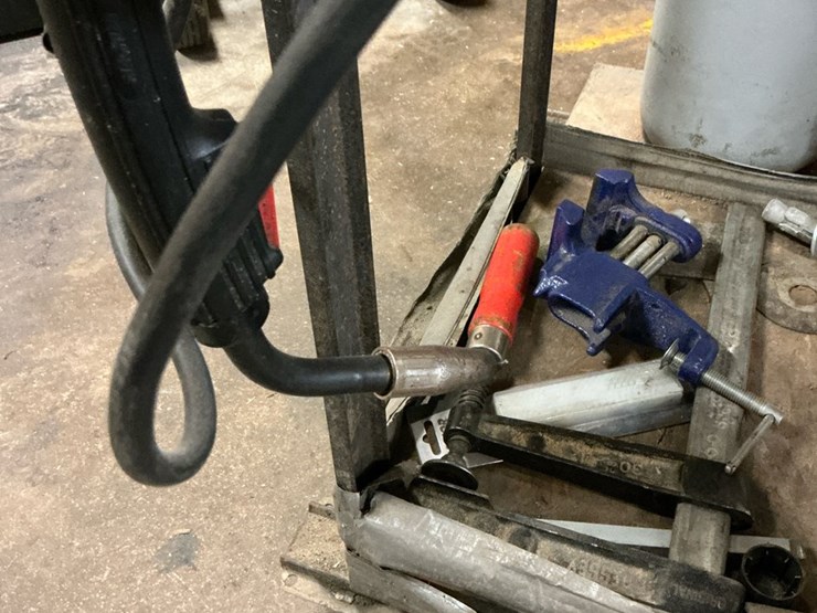 #119-•-lincoln-electric-power-mig-180-dual-welder-with-cart-&-accessories-image-15