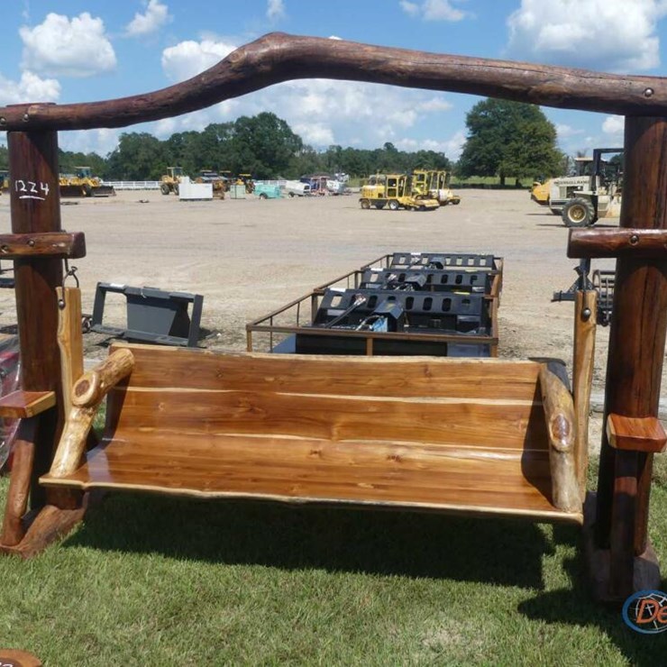 TEAK SWING W/ POSTS