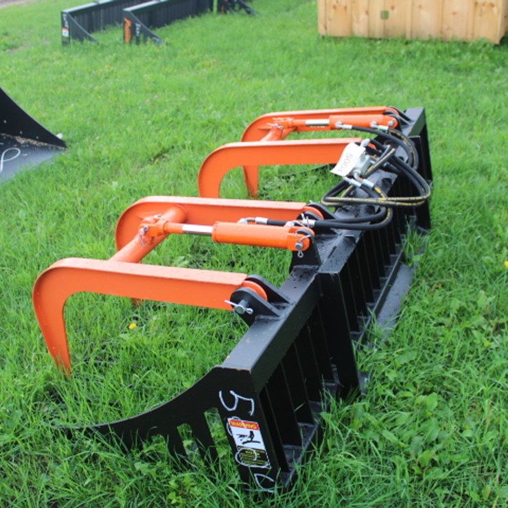 #5004 • 78'' sliding hydraulic rake bucket