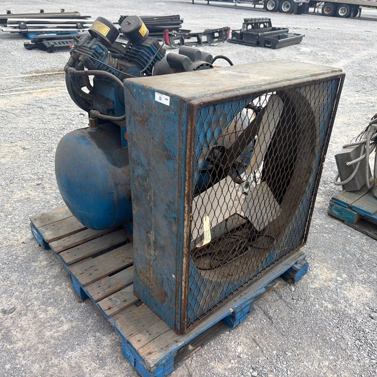 #575 • AIR COMPRESSOR/SHOP FAN
