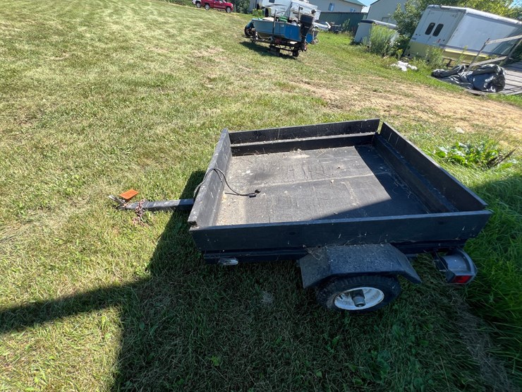 #5709-•-small-2-wheeled-wooden-trailer-image-2