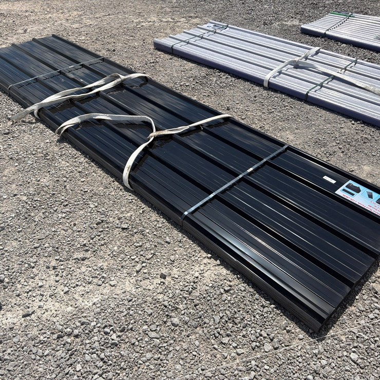 #637 • BLACK METAL ROOF PANELS