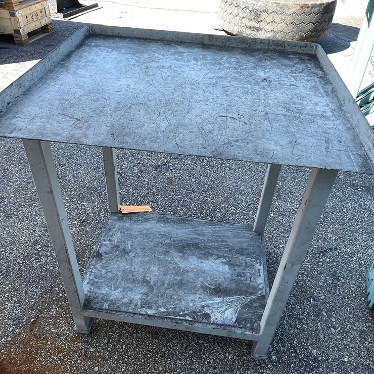 #9025 • Steel Shop Table (SHED)