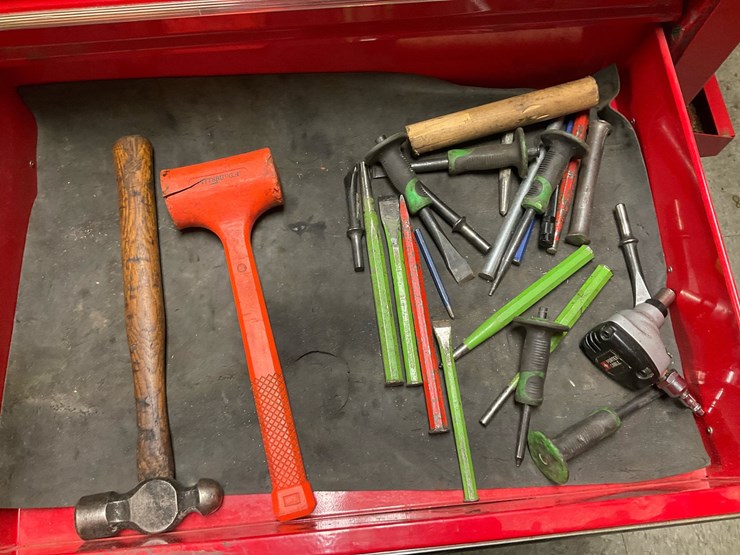 #111-•-us-general-pro-5-drawer-rolling-service-cart-&-assorted-mechanics-hand-tools-image-13