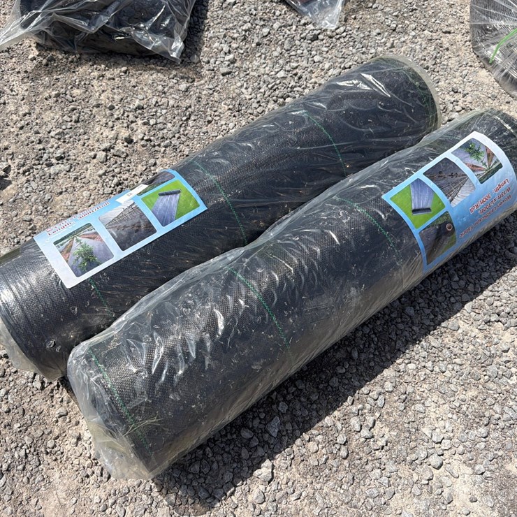 #623 • LOT OF (2) ROLLS OF WOVEN LANDSCAPE FABRIC
