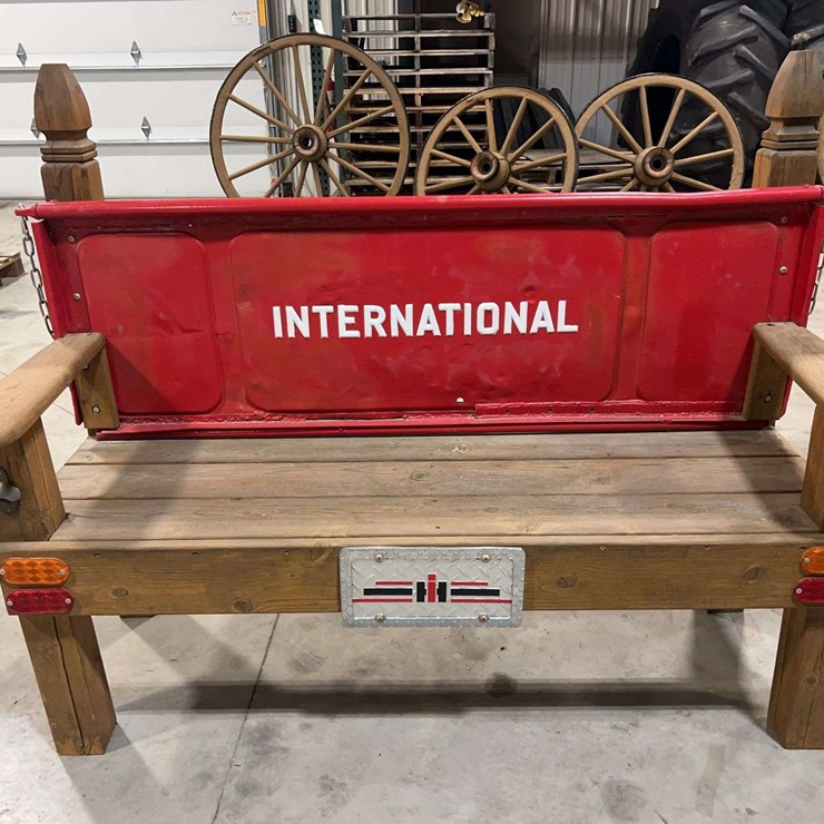 Custom International Harvester Tailgate Bench