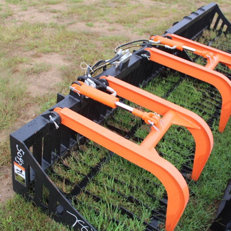 #5043 • 78'' sliding hydraulic rake bucket