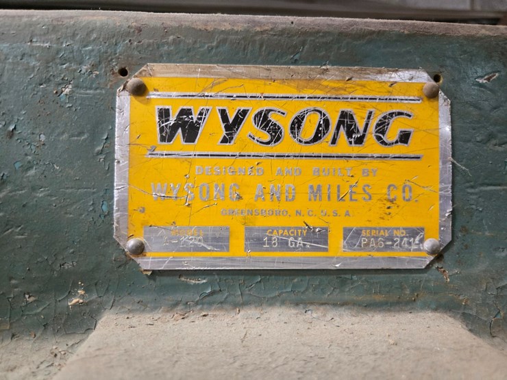 #26367-•-10'-wysong-sheet-metal-shear-image-19
