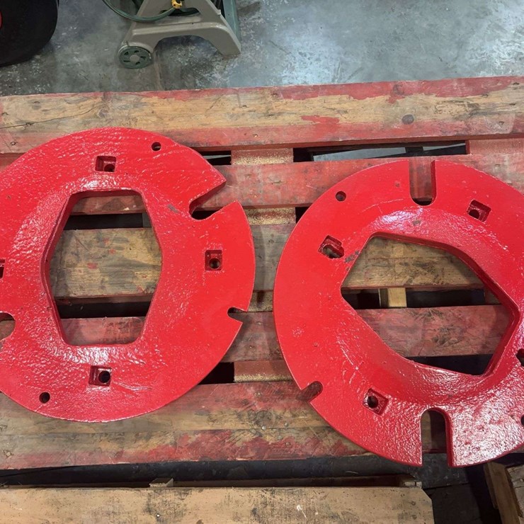 (2) International Harvester Wheel Weights