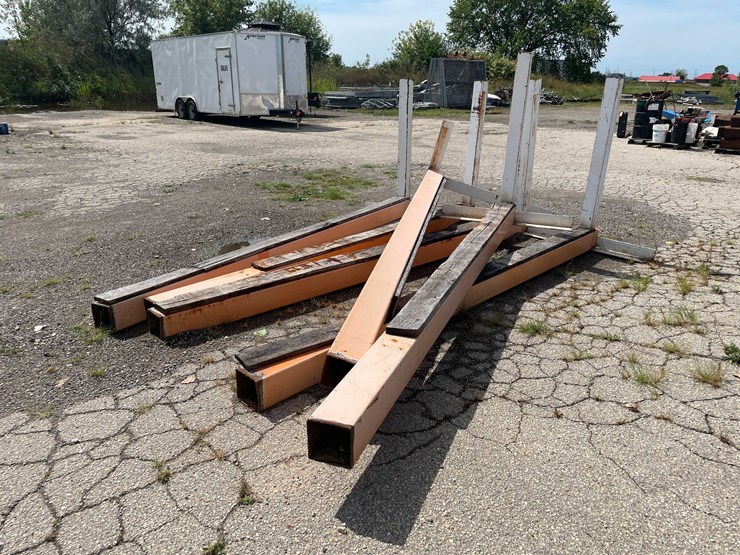 #10608-•-(6)-pallet-rack-posts-image-1