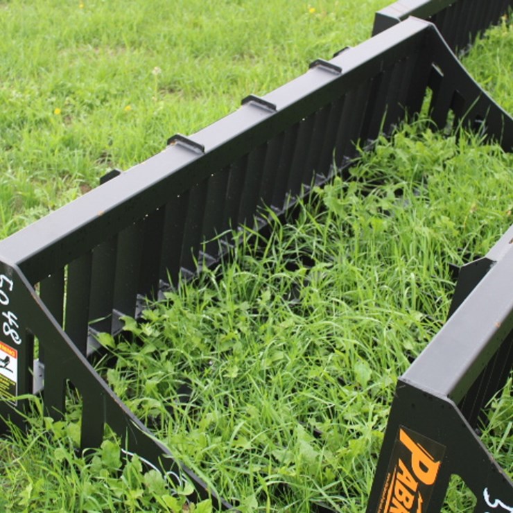 #5048 • 78'' skid steer rock bucket