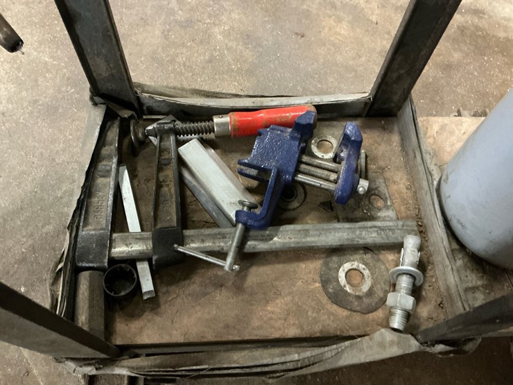 #119-•-lincoln-electric-power-mig-180-dual-welder-with-cart-&-accessories-image-14