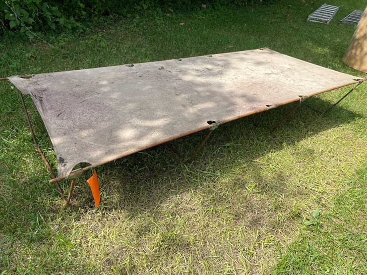 #1659-•-vintage-camping-cot-image-1