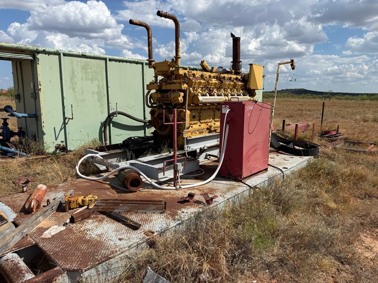 caterpillar-d399-engine-&-radiator-(spare)-skidded-image-1