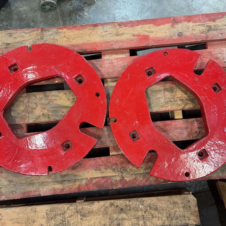 (2) International Harvester Wheel Weights