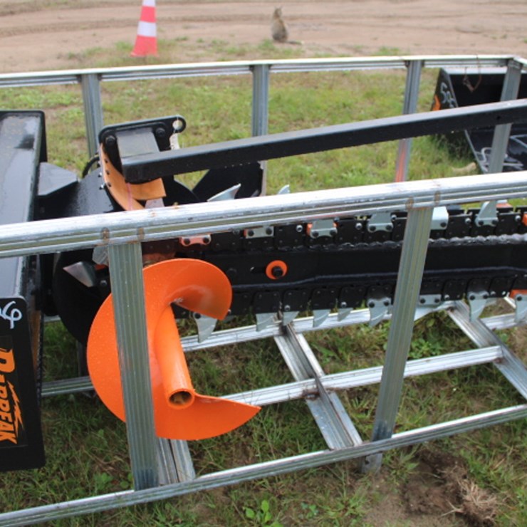 #5026 • skid steer trencher