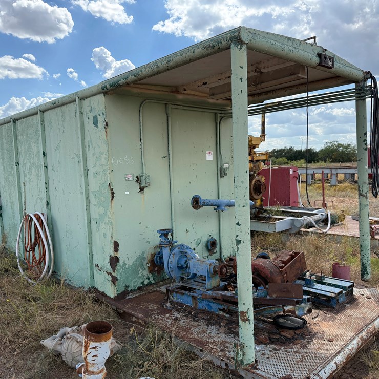35’L x 7.5’W x 8’H 370-BBL PRE MIX TANK