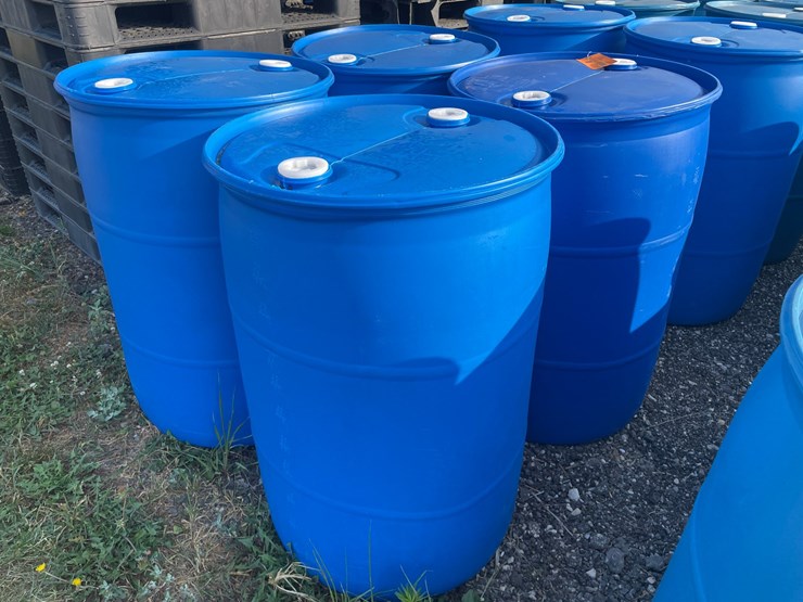 #5123-•-(4)-55-gallon-plastic-drums-image-1