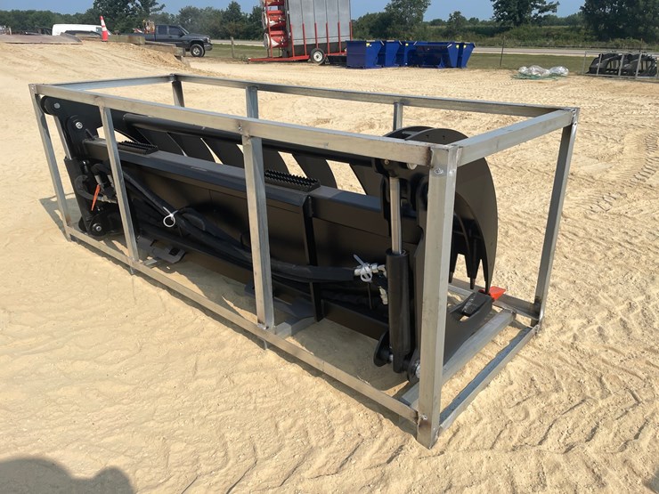 #2513-•-greatbear-skid-steer-mount-heavy-grass-fork-grapple-image-4
