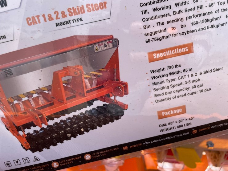 #2405-•-unused-2026-landhonor-no-till-seed-drill-for-tractor-and-skid-steer-image-10