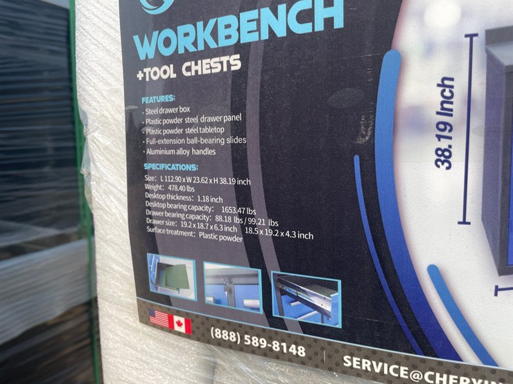 #2505-•-new-york-industrial-10'-(15)-drawer-workbench-image-10