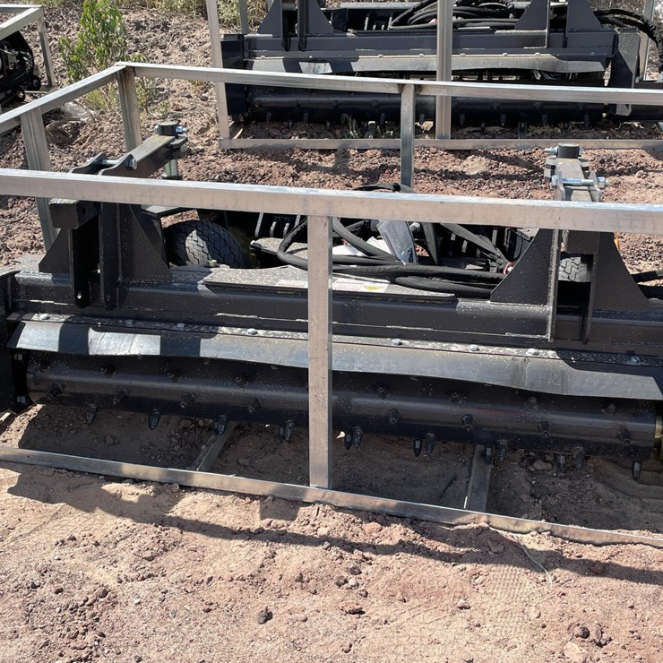 #2402 • Unused 2026 Landhonor Power Rake Attachment
