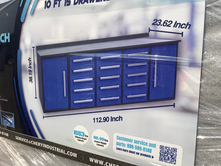 #2505-•-new-york-industrial-10'-(15)-drawer-workbench-image-8