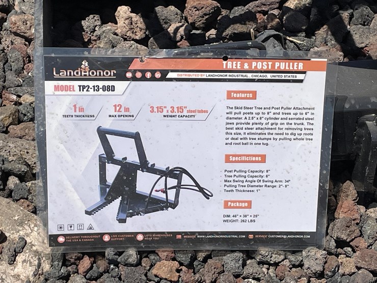 #2429-•-unused-2026-landhonor-skid-steer-tree-puller-attachment-image-1