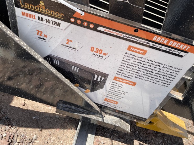 #2413-•-unused-2026-landhonor-skid-steer-rock-bucket-attachment-image-7