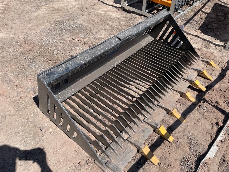 #2415-•-unused-2026-landhonor-skid-steer-rock-bucket-attachment-image-1