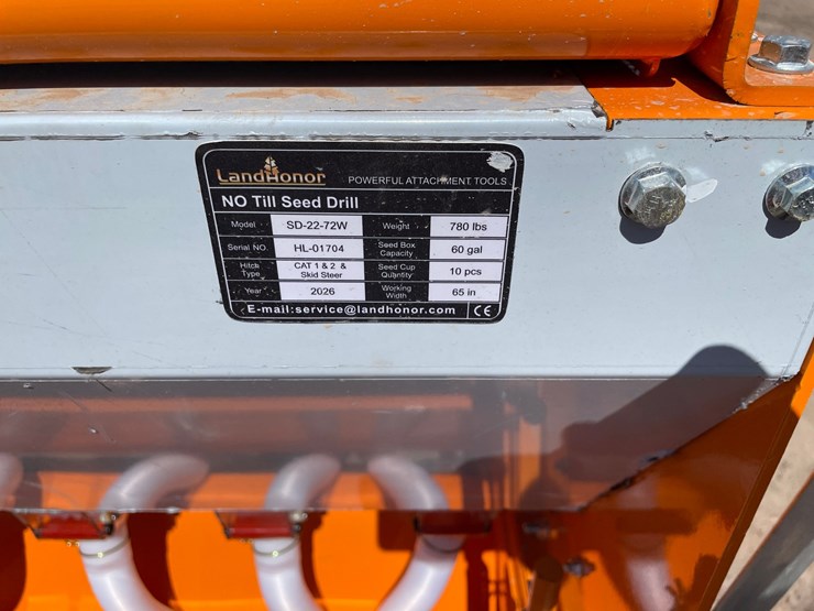#2406-•-unused-2026-landhonor-no-till-seed-drill-for-tractor-and-skid-steer-image-6