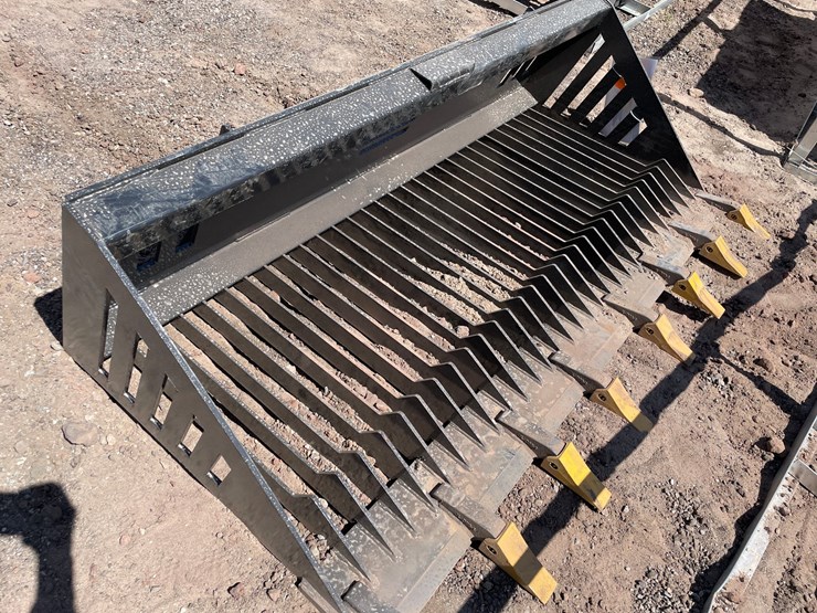 #2414-•-unused-2026-landhonor-skid-steer-rock-bucket-attachment-image-1