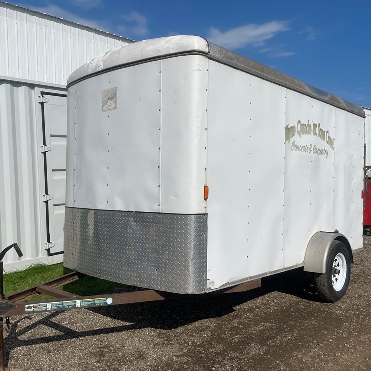 #2413 • 12' Single Axle Enclosed Trailer (No Title)