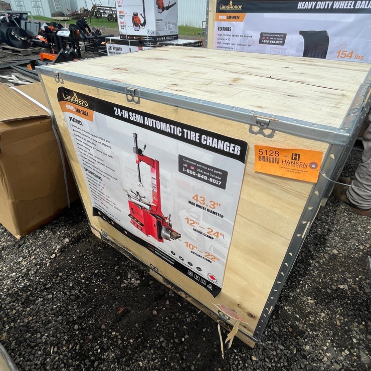 #5128 • Landhonor 24" Semi Automatic Tire Changer