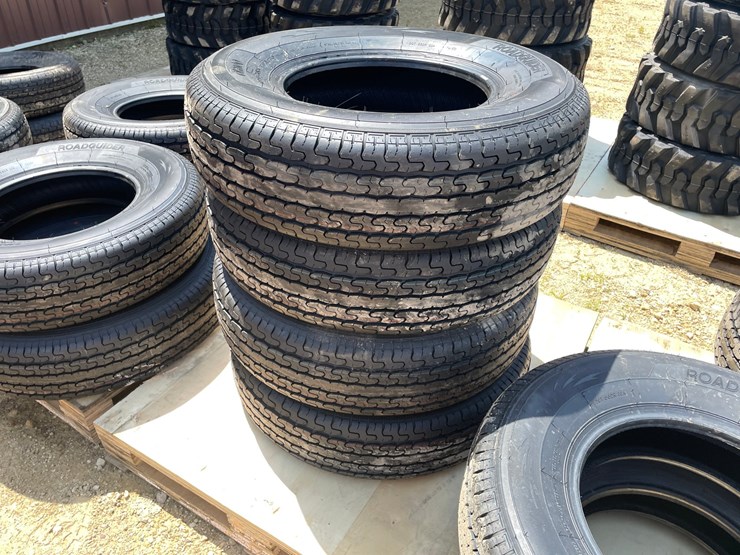 #2206-•-(4)-road-guider-qh100-st235/80r16-radial-trailer-tires-image-1