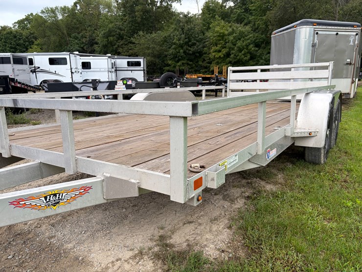 #718-•-2023-h&h-aluminum-utility-tandem-axle-trailer-(has-wi-title)(helenville,-wi)-image-7