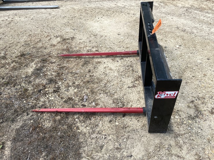 #2229-•-new-kivel-dual-prong-skid-steer-bale-spear-attachment-image-6