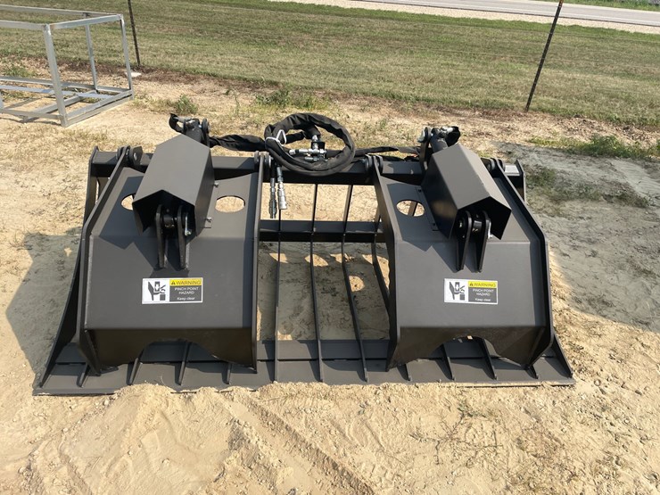 #2516-•-greatbear-skid-steer-hydraulic-rock-grapple-attachment-image-2