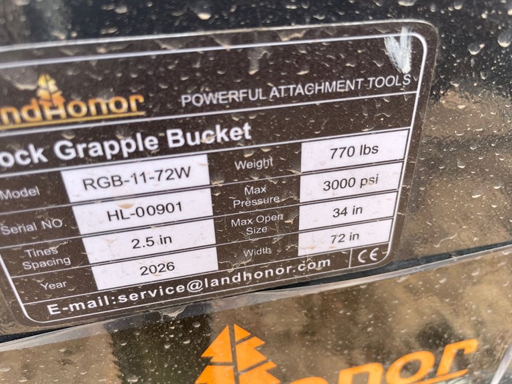 #2408-•-unused-2026-landhonor-rock-grapple-bucket-image-12